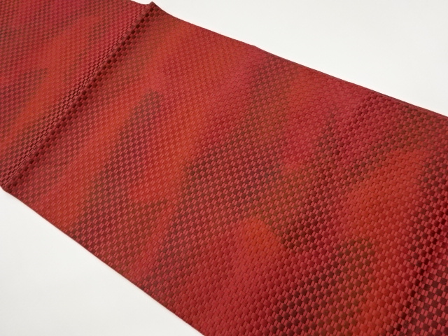 JAPANESE NAGOYA OBI / WOVEN ABSTRACT STREAM